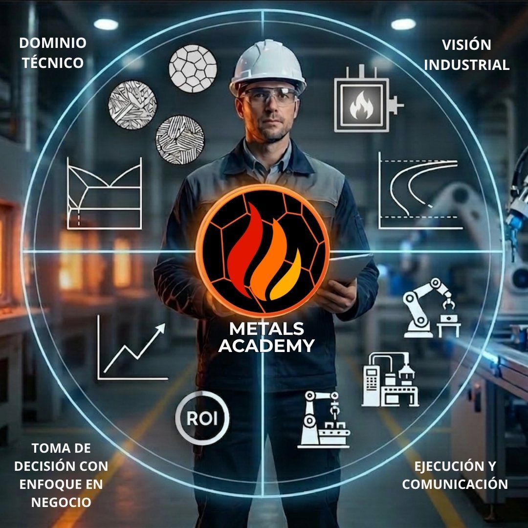 Materiales metálicos y procesos industriales